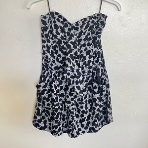 Strapless Romper